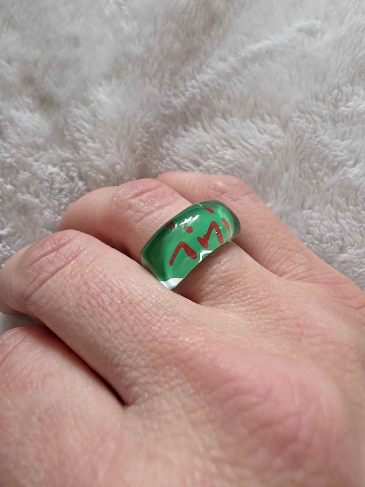Vintage Retro Green Ring