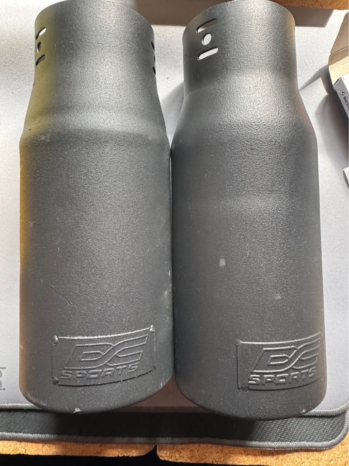 DC Sports EX-1011B Exhaust Tip - Black Stainless Steel - photo 2