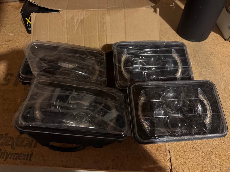 4 New LEDUR 4x6 Inch LED Headlights - $80 - photo 2