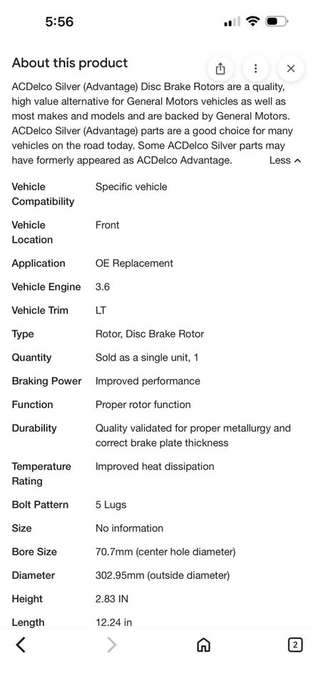 Disc brake rotors - photo 3