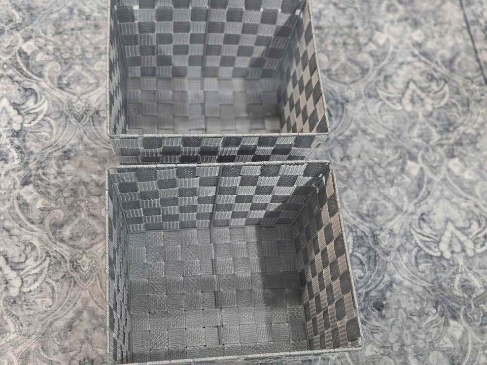 GREY ORGANIZER BINS $15 - photo 2