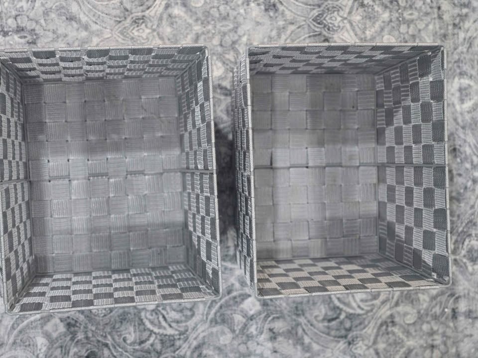 GREY ORGANIZER BINS $15 - photo 3