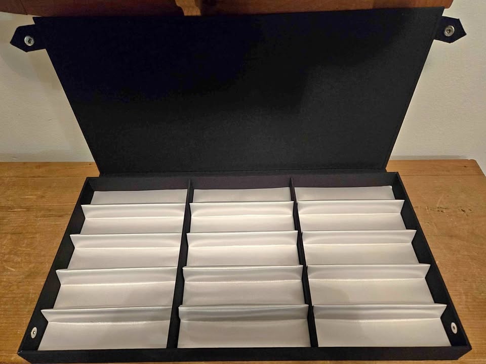 Brand New Black Jewelry Box - 15 Compartments