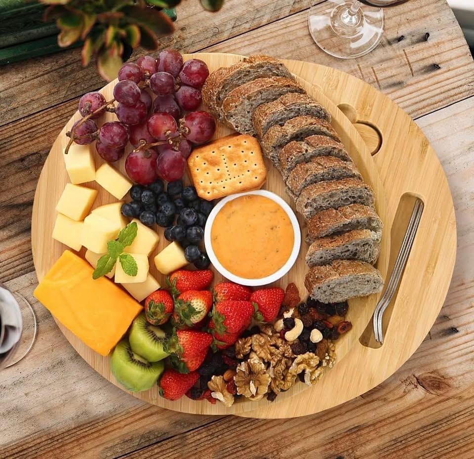 New Cheese Board and Charcuterie Board Knife & Fruit Tray - photo 2