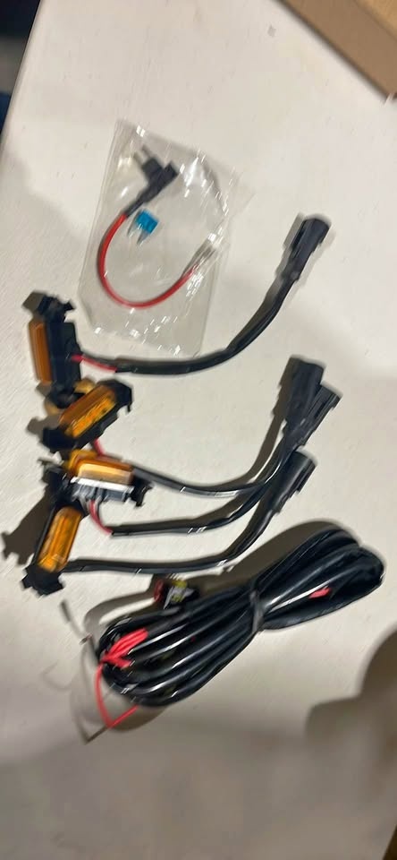 New 4pcs Amber LED Grill Lights for Toyota Tacoma TRD PRO