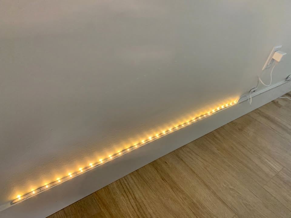 USB LED Warm White Strip Light w/ Motion Sensor