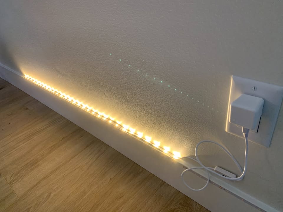 USB LED Warm White Strip Light w/ Motion Sensor - photo 2