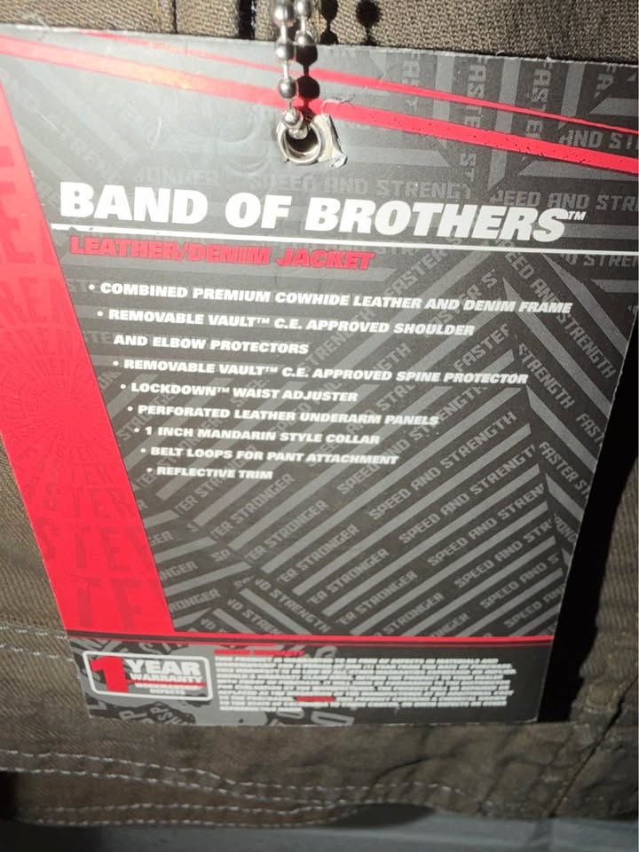 Men's Motorcycle Jacket Speed and Strength Band of Brothers L - photo 5