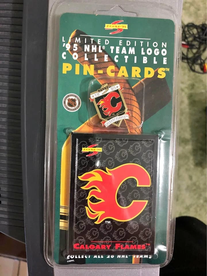 Calgary Flames limited hockey pin