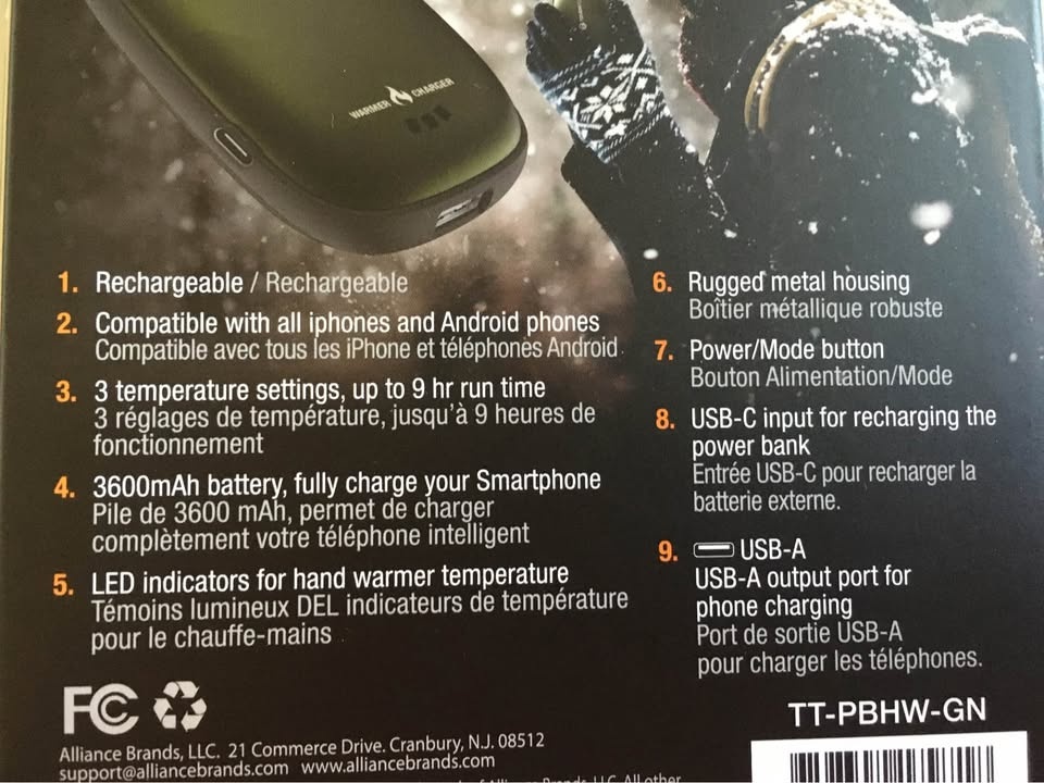 Brand New ToughTested Hand Warmer/Charger - Markham P/U - photo 4