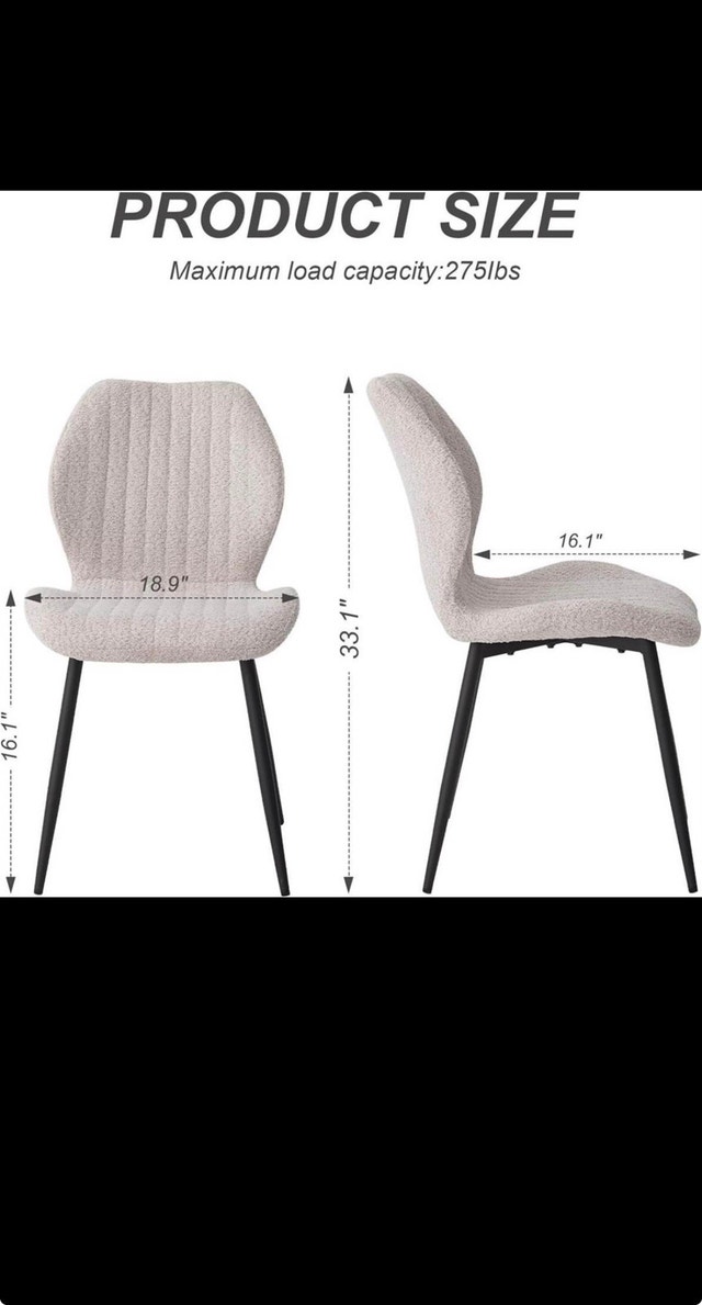 Modern Minimalist Upholstered Accent Chair - Brand New - photo 2