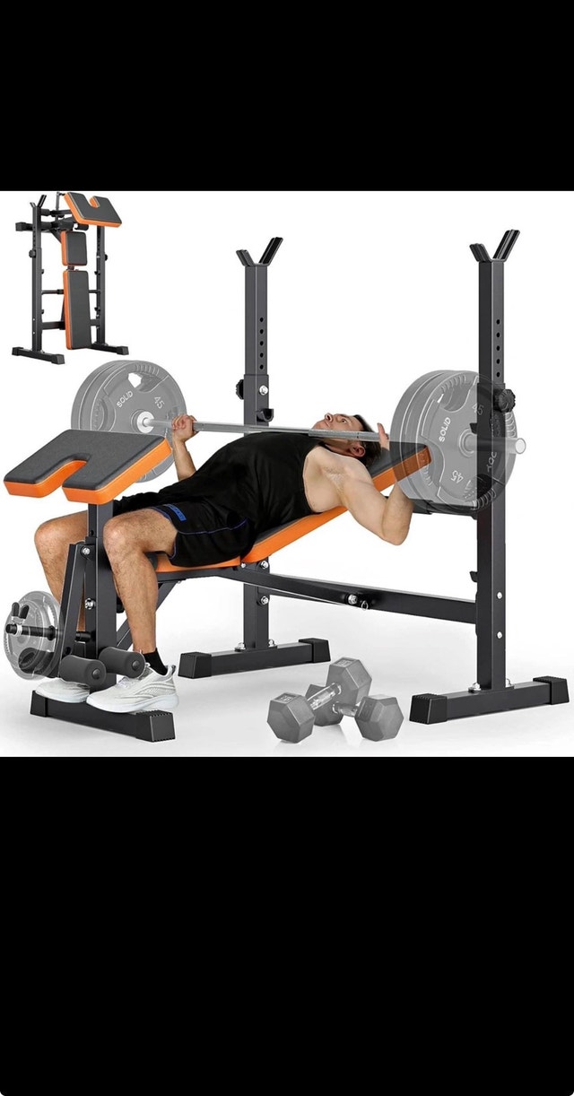 6 in 1 Weight Bench Set for Home Gym