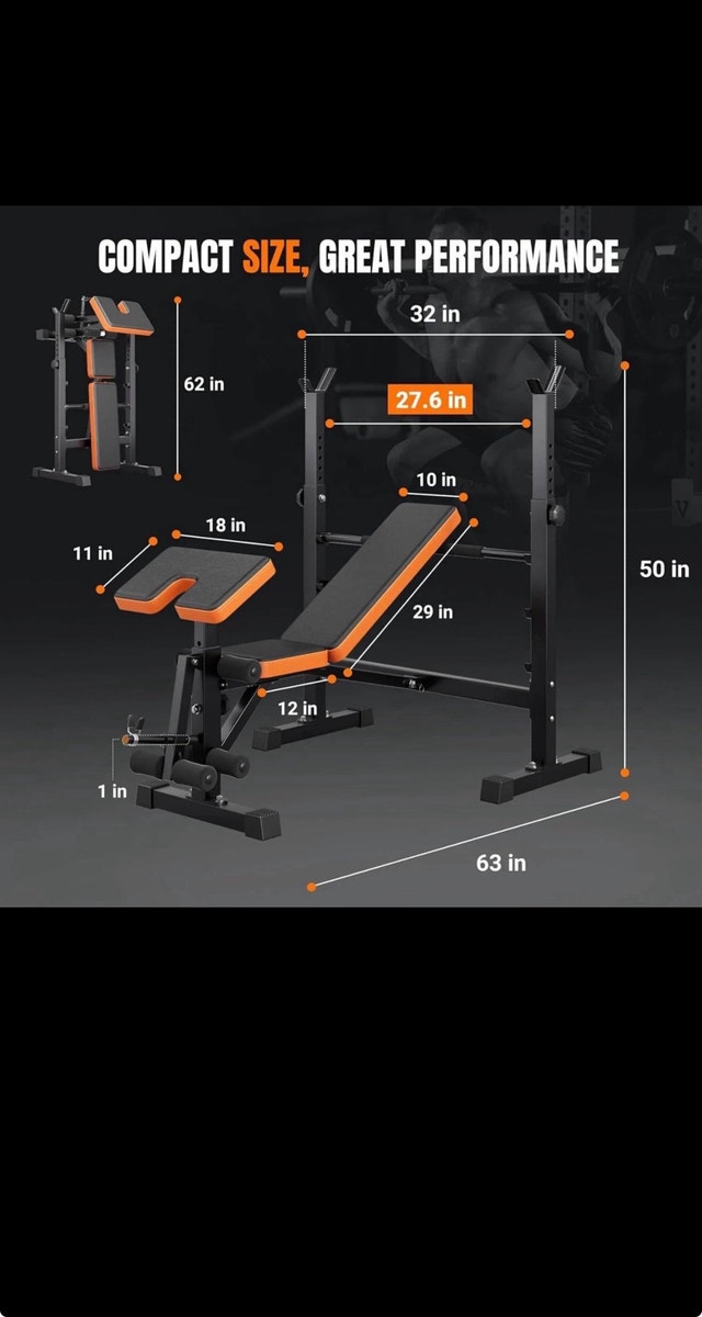 6 in 1 Weight Bench Set for Home Gym - photo 2