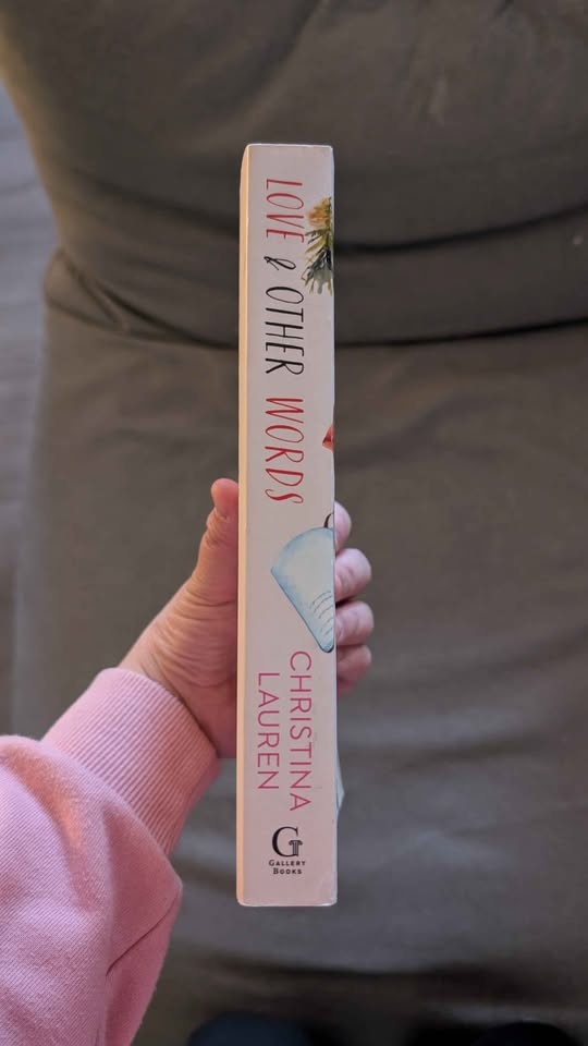 Love & Other Words by Christina Lauren paperback - photo 3
