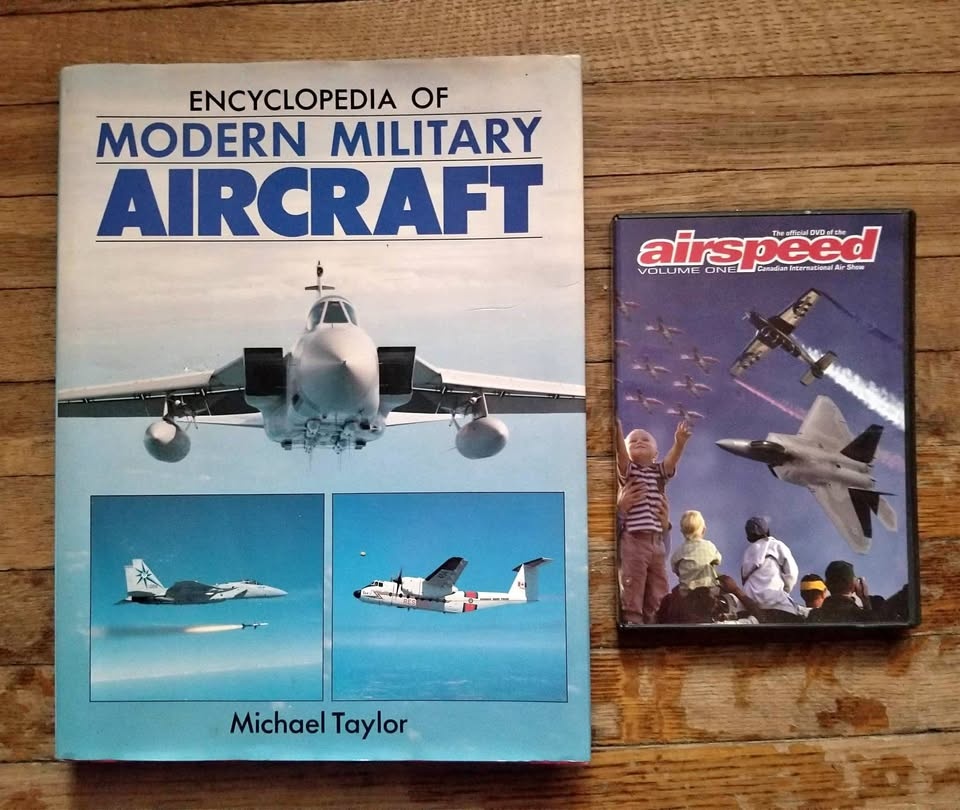 ✈️ Aviation Book + Airshow DVD Set – Like New ✈️