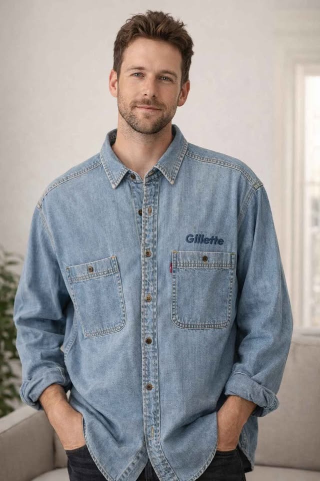 Vintage Levi's Denim Jean Shirt - photo 2