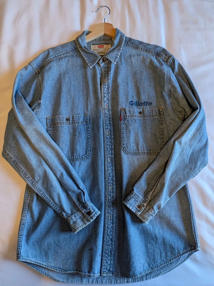 Vintage Levi's Denim Jean Shirt - photo 4