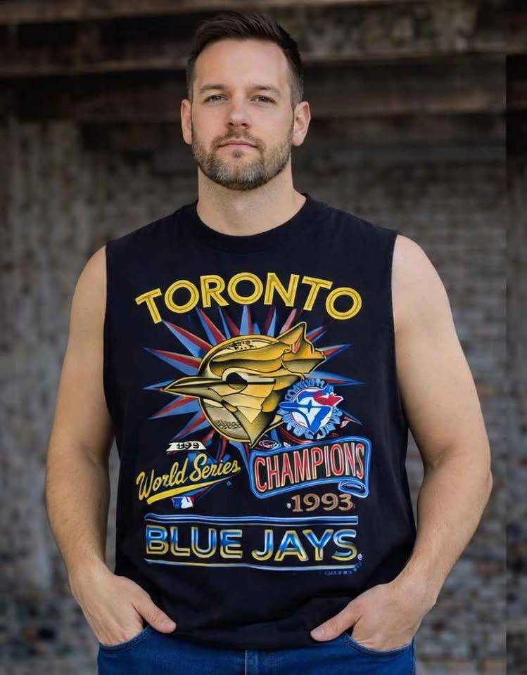 Vintage Toronto Blue Jays Cut Off Sweatshirt - photo 2