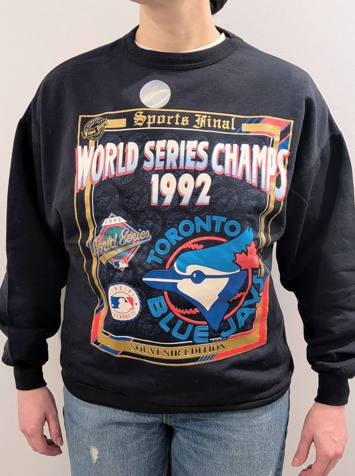 Vintage 1992 Toronto Blue Jays World Series Crewneck - photo 3