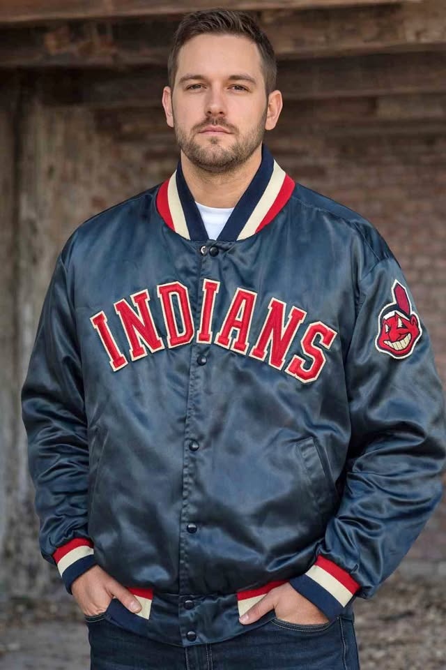 Vintage Cleveland Indians Satin Jacket