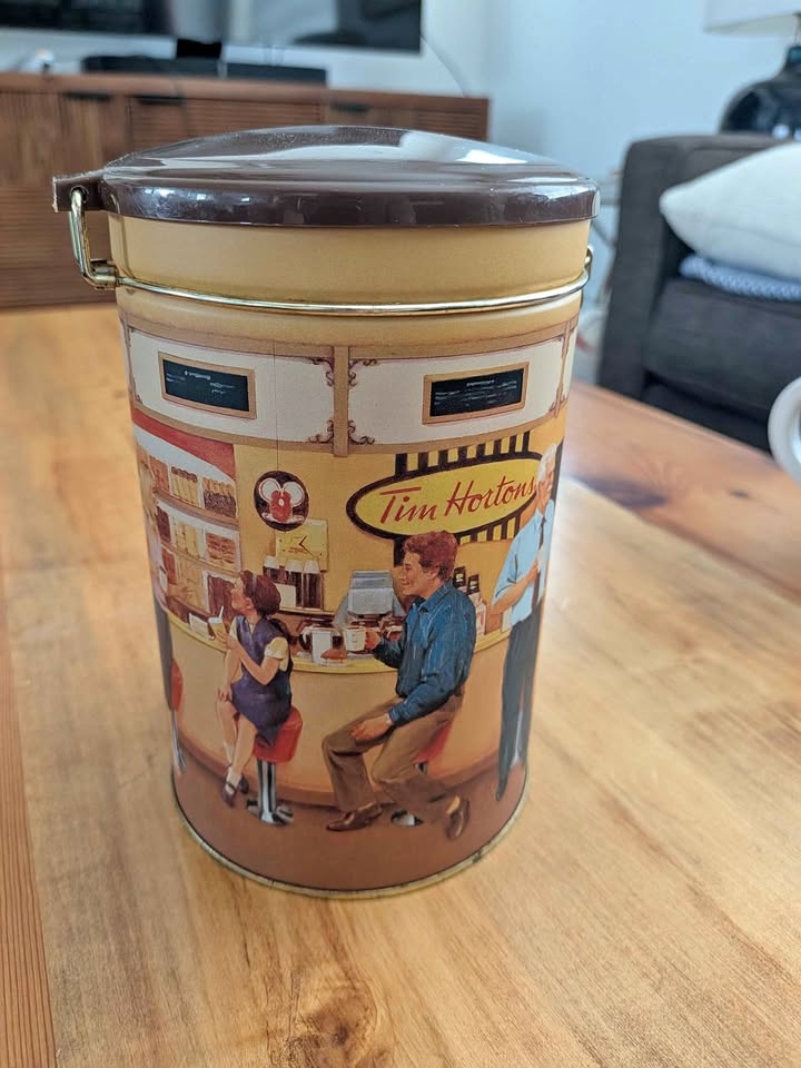 Tim Hortons Collectible Coffee Canister 2001