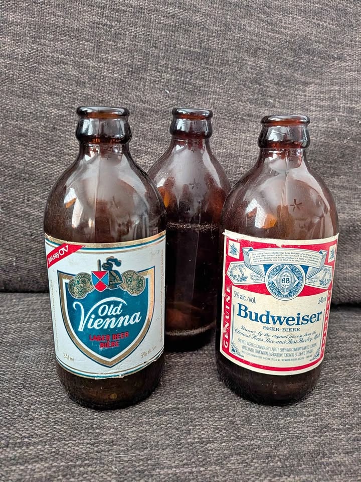 Vintage beer bottles