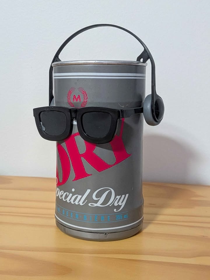 Molson Dry Dancing Beer Can - photo 2
