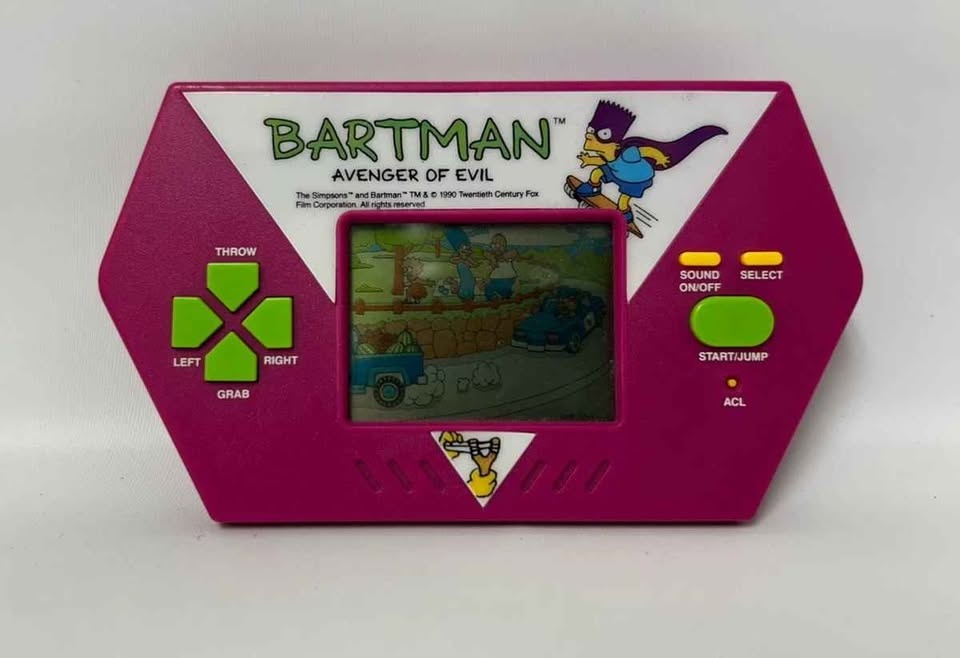 Vintage 1989 Bartman handheld game - photo 2