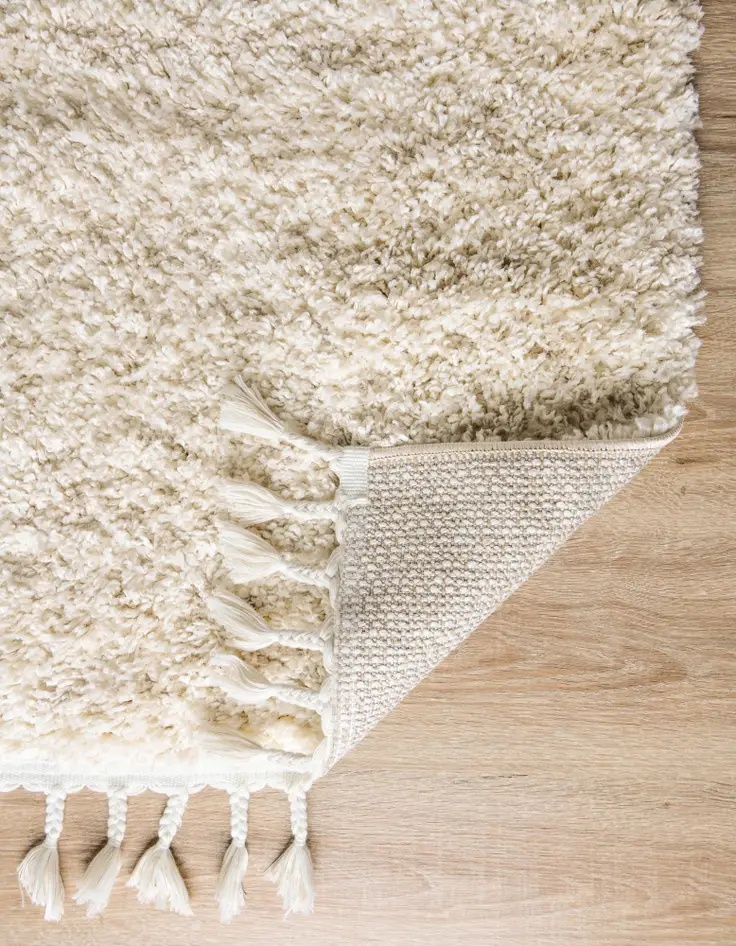 Ivory Shag Rug 5' x 8' BRAND NEW - UNOPENED - photo 2