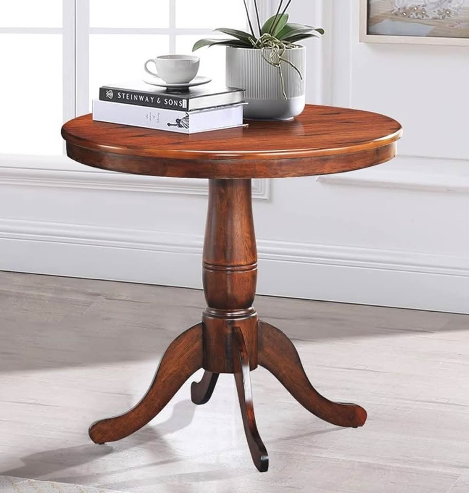 Brand New 32” Round Dining Table + YOUNUOKE Chairs (Set of 2) - photo 4