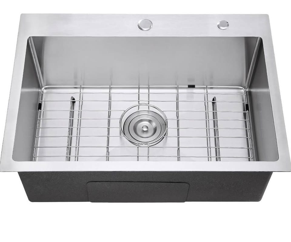 Premium 25” Stainless Steel Drop-In Kitchen Sink - photo 2