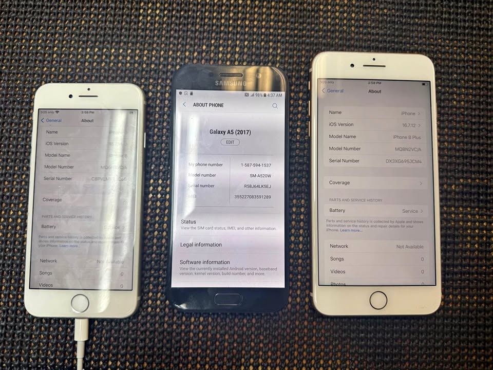 Small lot phones.