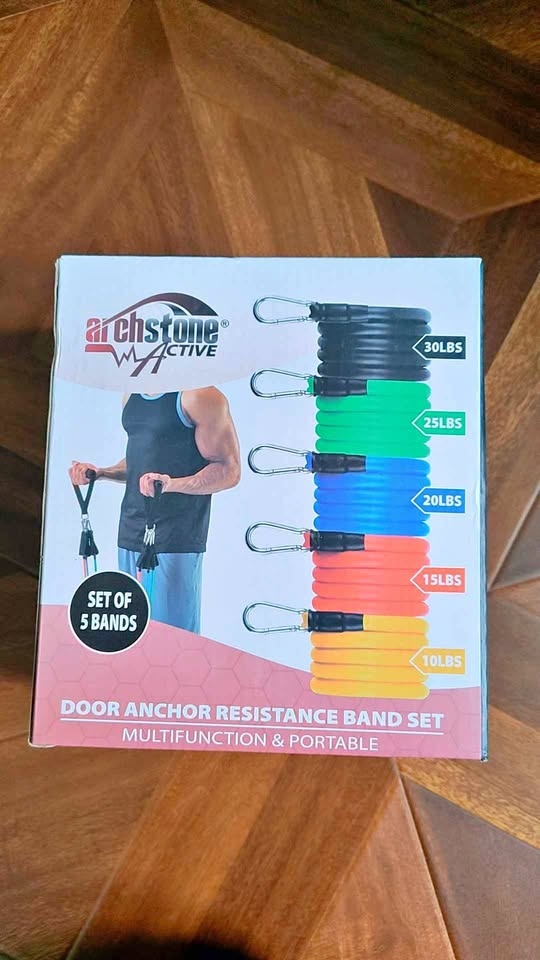 5-Band Resistance Set with Door Anchor