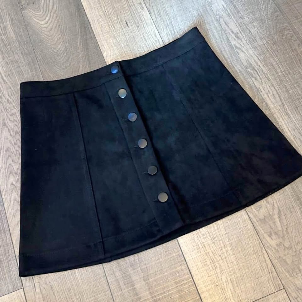 Forever21 Suede Black Skirt