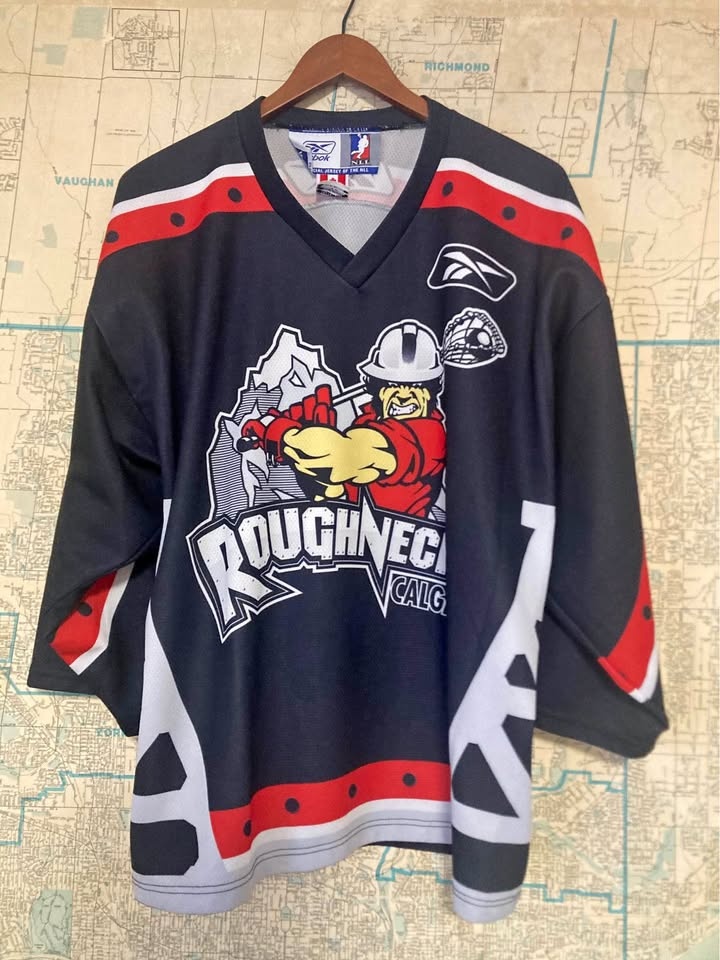 Calgary Roughnecks NLL Reebok Lacrosse Jersey XL CANADA