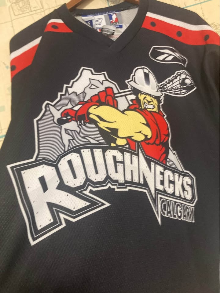 Calgary Roughnecks NLL Reebok Lacrosse Jersey XL CANADA - photo 2