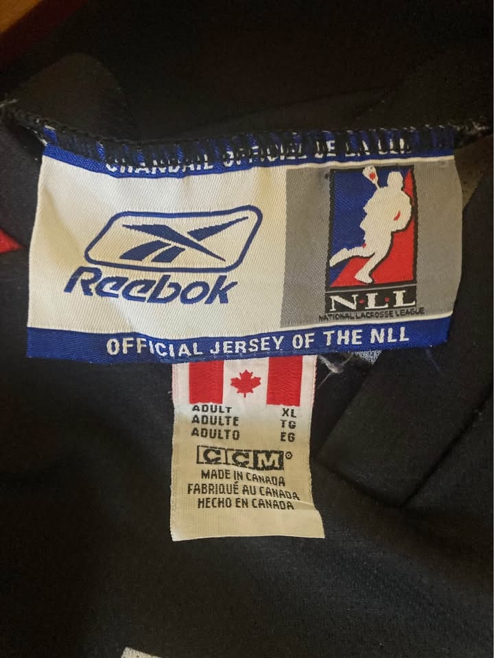 Calgary Roughnecks NLL Reebok Lacrosse Jersey XL CANADA - photo 3