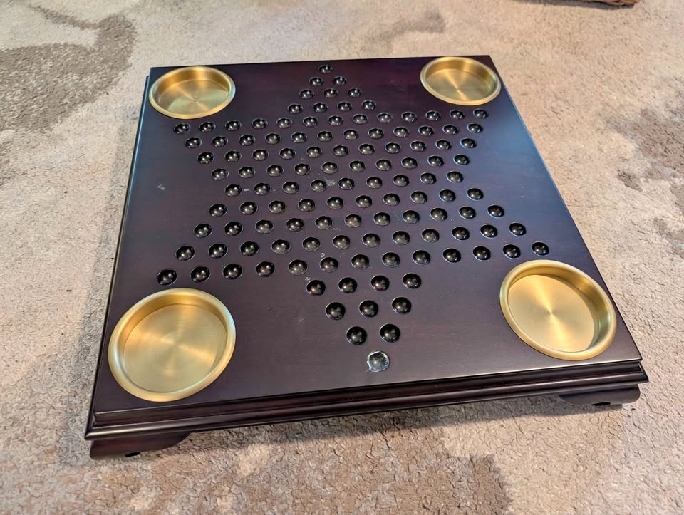 Bombay Chinese Checkers Board Game with Marbles