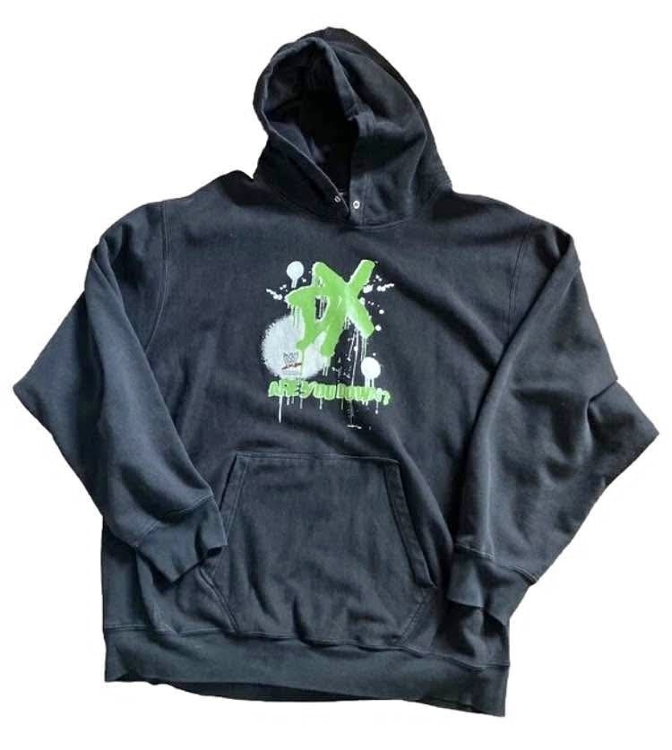 VINTAGE DX D Generation X Are You Down? Hoodie XXL WWF WWE Y2K