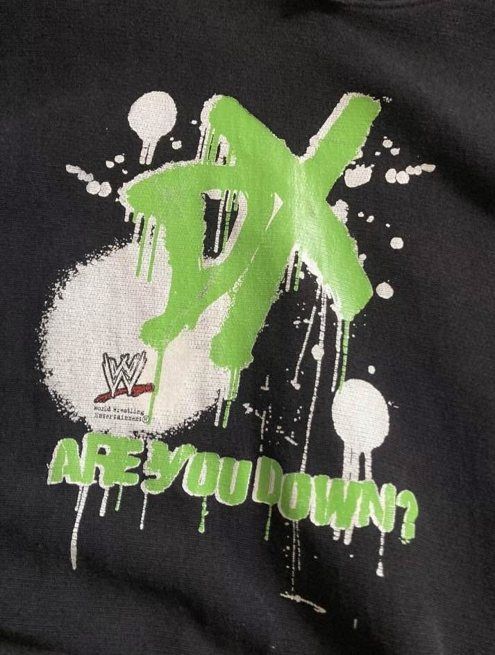VINTAGE DX D Generation X Are You Down? Hoodie XXL WWF WWE Y2K - photo 2