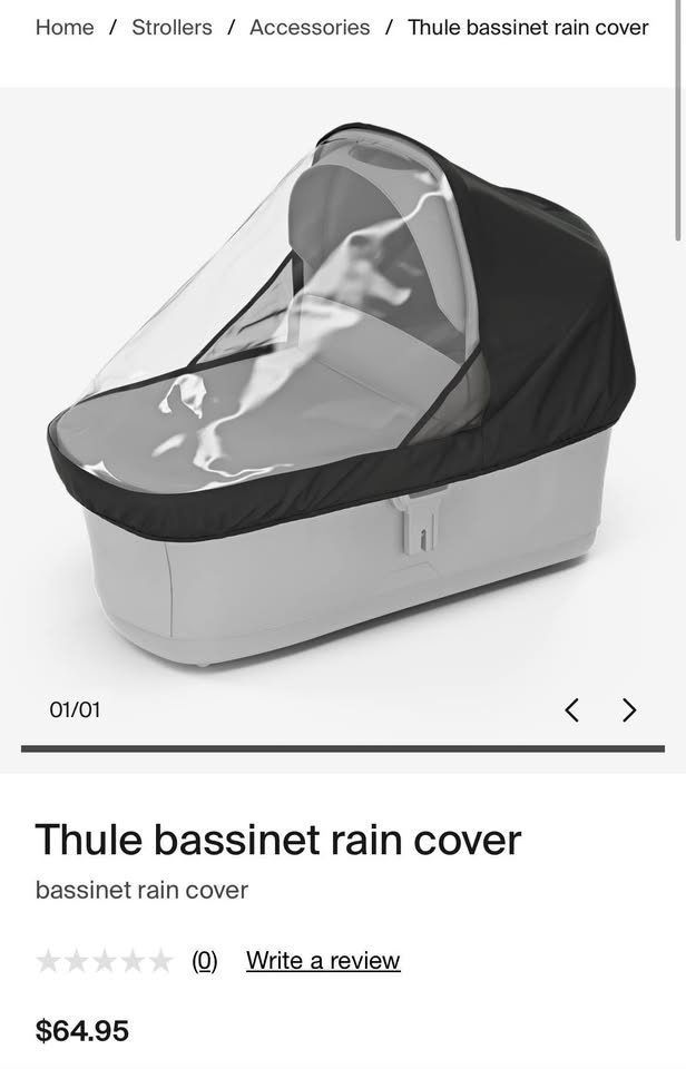 Thule Urban Glide 4-Wheel & Bassinet - Black - photo 5