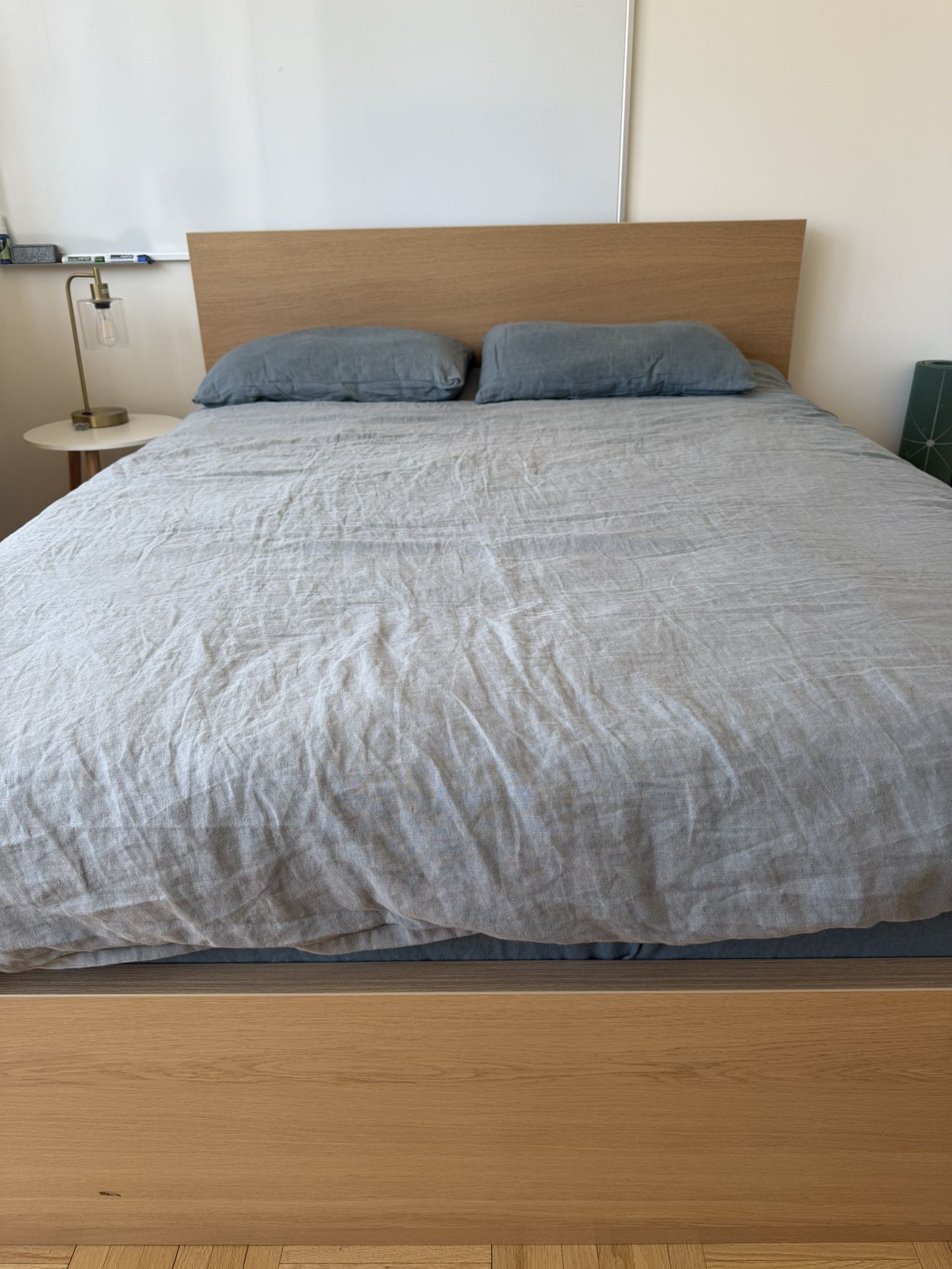 IKEA FINNALA Queen Bed Frame - Modern Minimalist