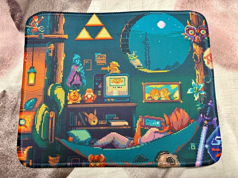 Legend of Zelda Pixel Mousepad