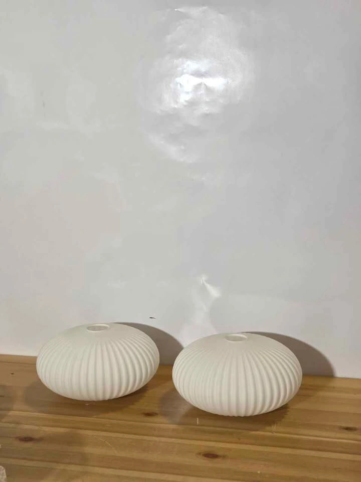 Milk Glass Pendant Lights White Gold 2 Pack, New - photo 3