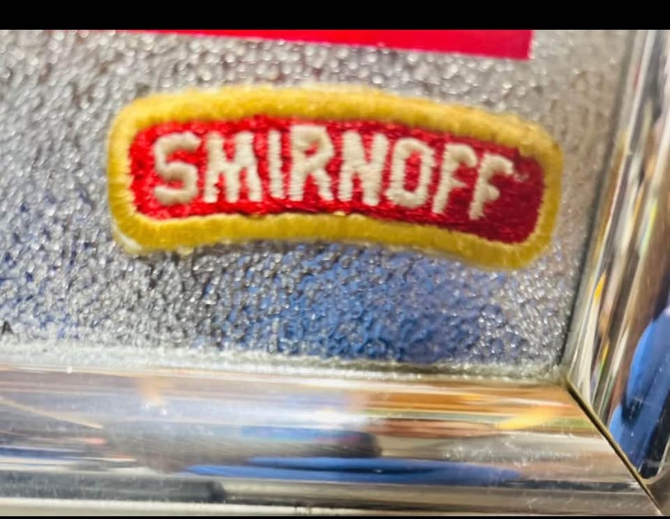Vintage SMIRNOFF Silver Sign - photo 2