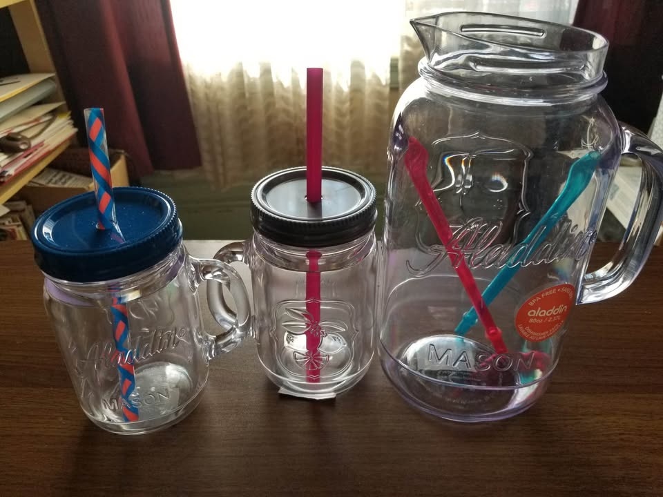 Brand New Mason Jar Drinkware Set – 5 Pieces - photo 3