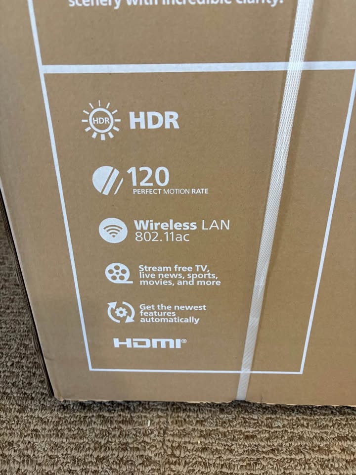 Philips 65" 4K HDR Roku Smart TV - Brand New - photo 4