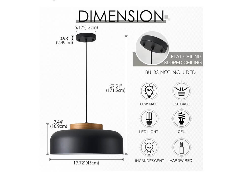 Modern Large Pendant Light Fixture - photo 3