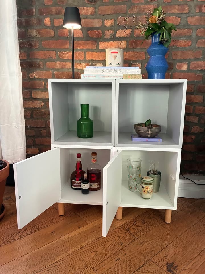 IKEA EKET Wall Cabinet Shelves (2 Side Tables & Night Stands) - photo 2