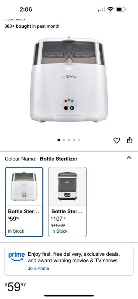 Dr. Brown’s 6 bottle cleaner